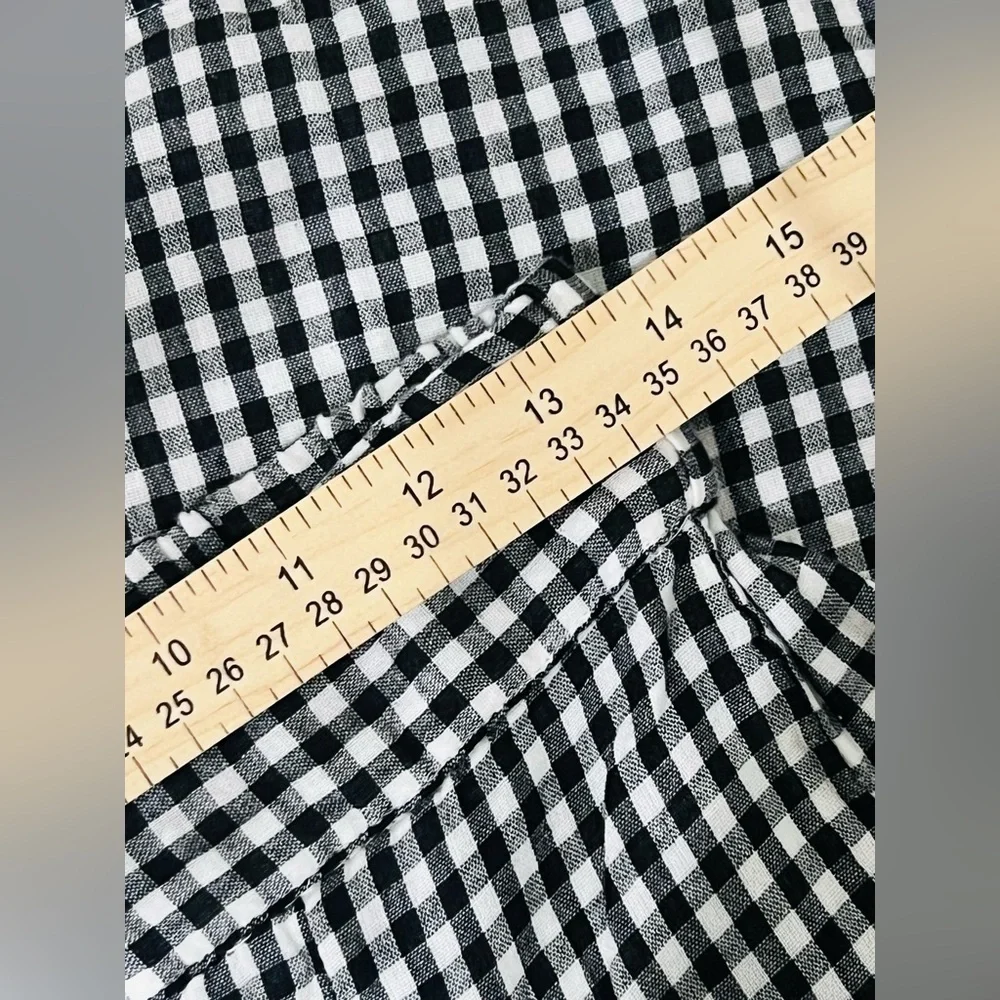 Free People Freehold Gingham Pants Trouser bohemian , sun relax boho in size S - Picture 16 of 16